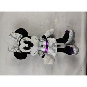 Disney 100 Years of Wonder Minnie Mouse Platinum Plush Stuffed Animal Toy